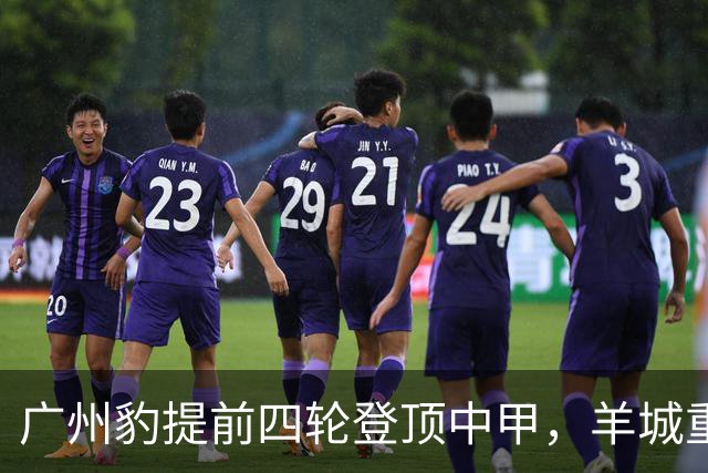 广州豹提前四轮登顶中甲，羊城重返中超版图，赢得更多认同感将是未来最大挑战